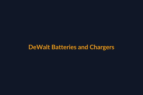 DeWalt Batteries and Chargers available at Raguveer Electric Talala